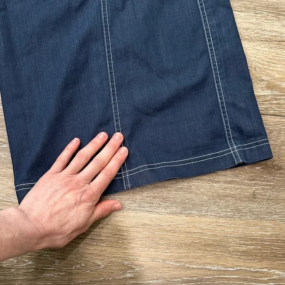 NY& Company Super Wide Leg Women's Jeans in Dark Blue - Picture 6 of 12